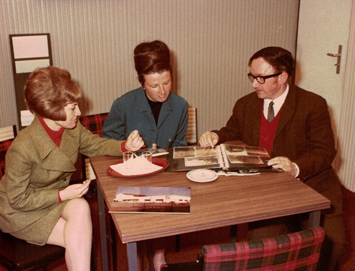 Beratung durch den Chef persönlich W. A. Ultsch Zukunftsfassade 1967