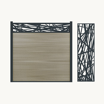 BOSTON Zaun Dekorelemente