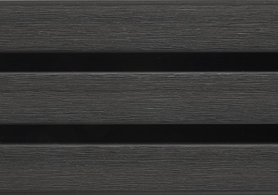 Boston Zaunfuellung WPC Modern ebony black