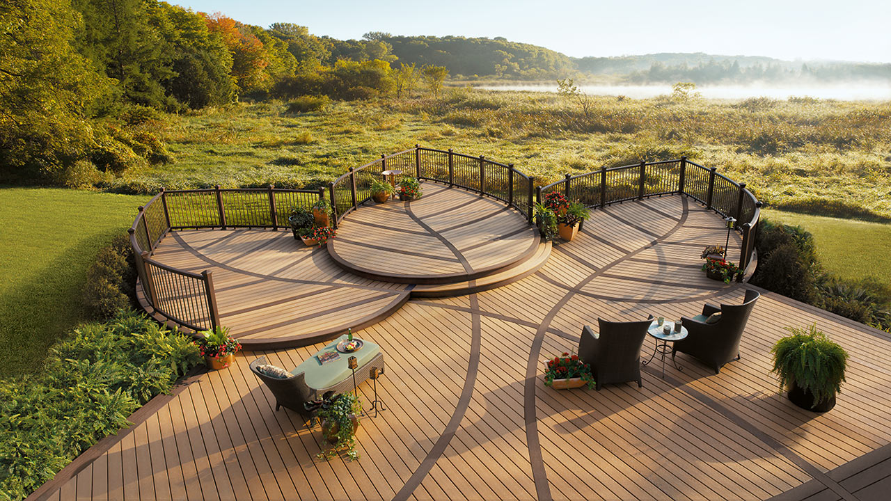 Terrassendielen für den privaten und kommerziellen Einsatz